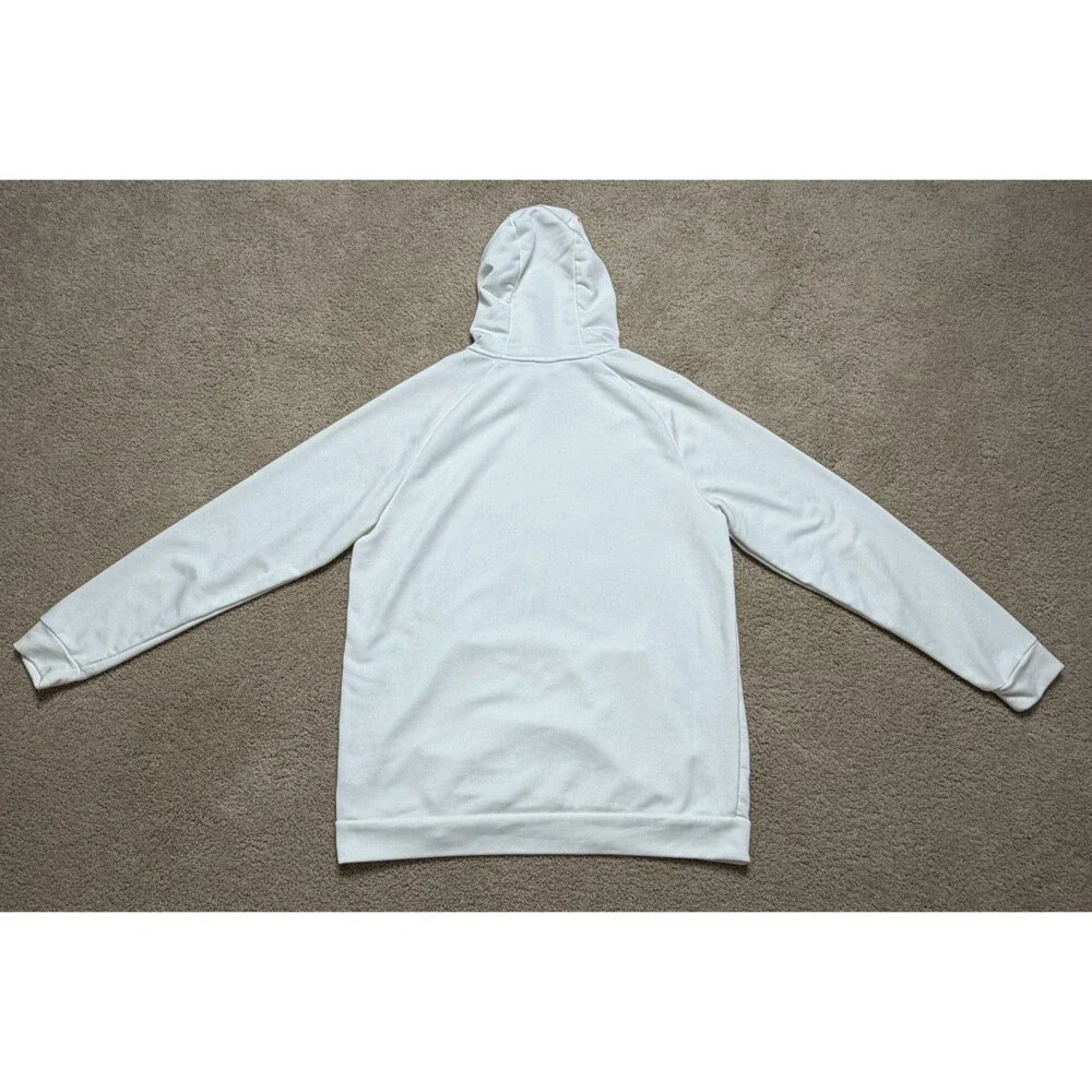 Nike Dri-FIT Swoosh Men’s Size L Pullover Training Hoodie White CZ2425-100